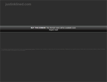 Tablet Screenshot of justinklined.com